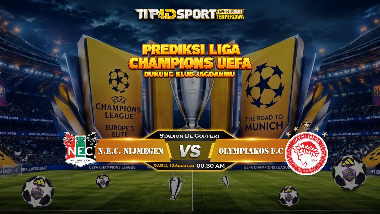 PREDIKSI UEFA CHAMPIONS LEAGUE NEC Vs Olympiakos LEG 2 