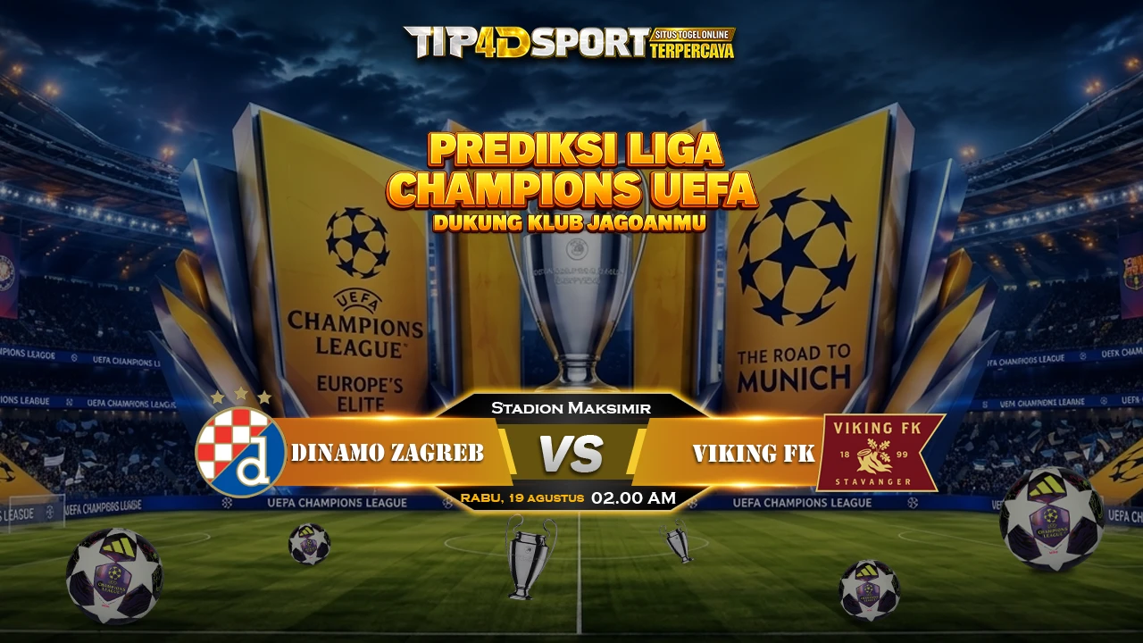 Prediksi Dinamo Zagreb vs Viking 19 Agustus 2026